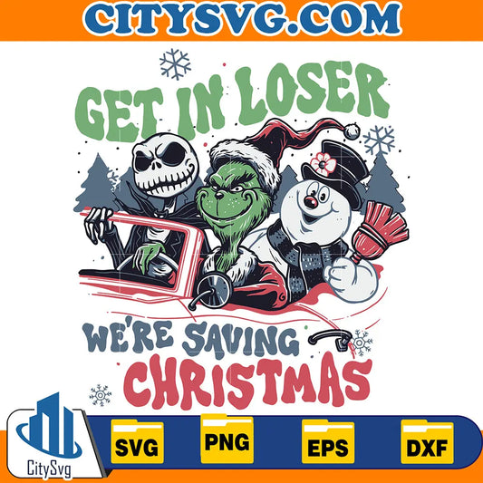 GetInLoserWereSavingChrsitmasSvg