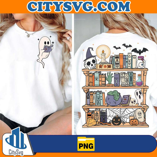 Ghost-Book-Reader-Png