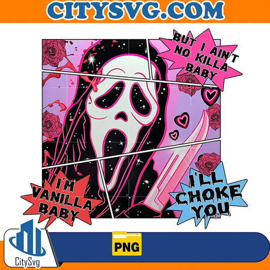 GhostfaceComicHorrorValentinePng_3