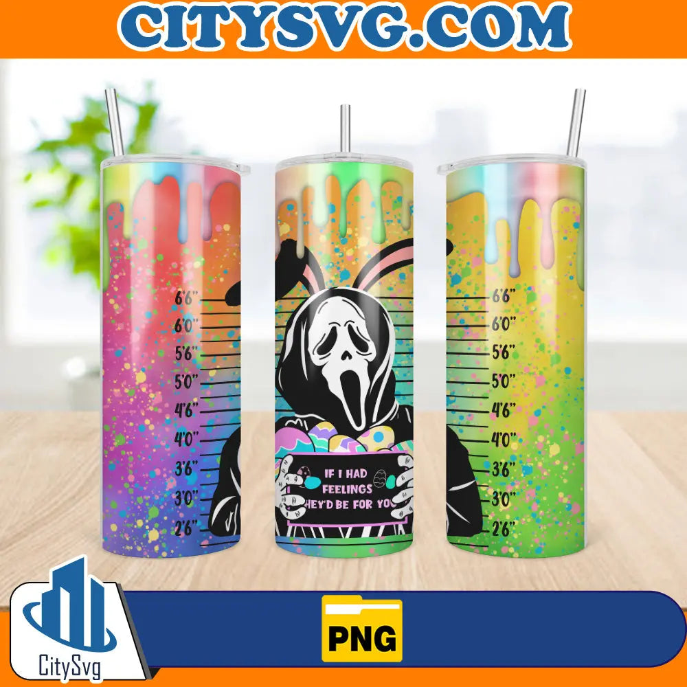 GhostfaceEasterTumbler20OzDesignPng