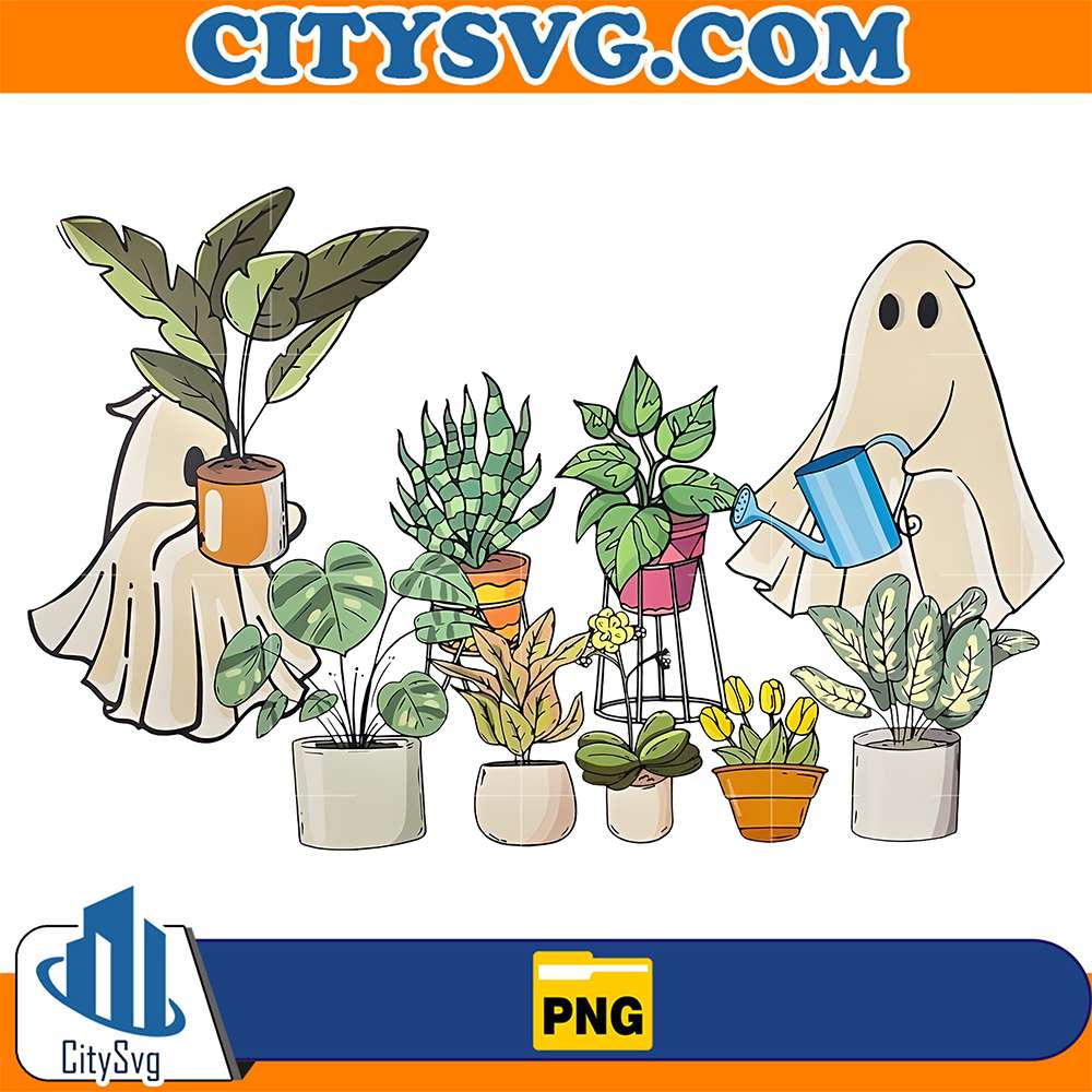 Ghosts-With-Plants-Png