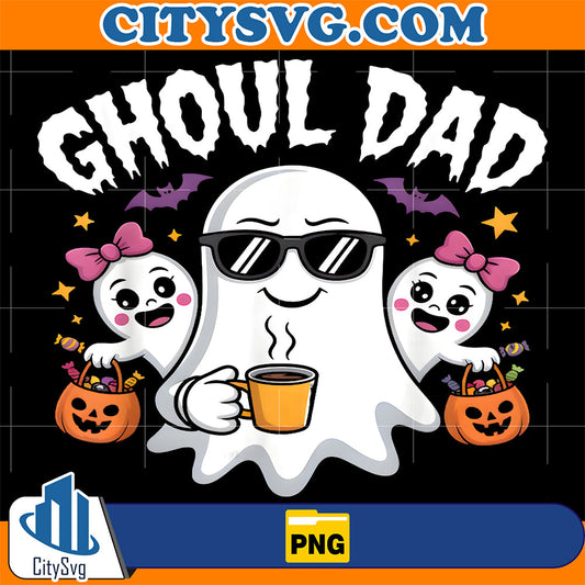 Ghoul-Dad-Coffee-Ghost-Daddy-Pumpkin-Candy-Father-Halloween-Png