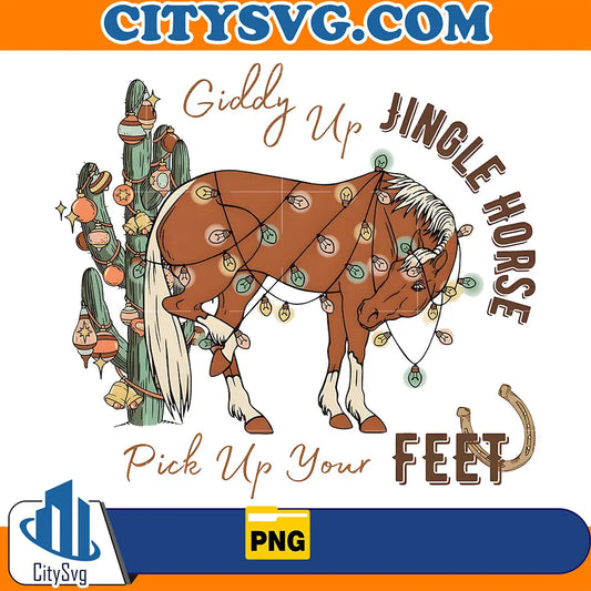 GiddyupJingleHorsePickUpYourFeetChristmasPng3