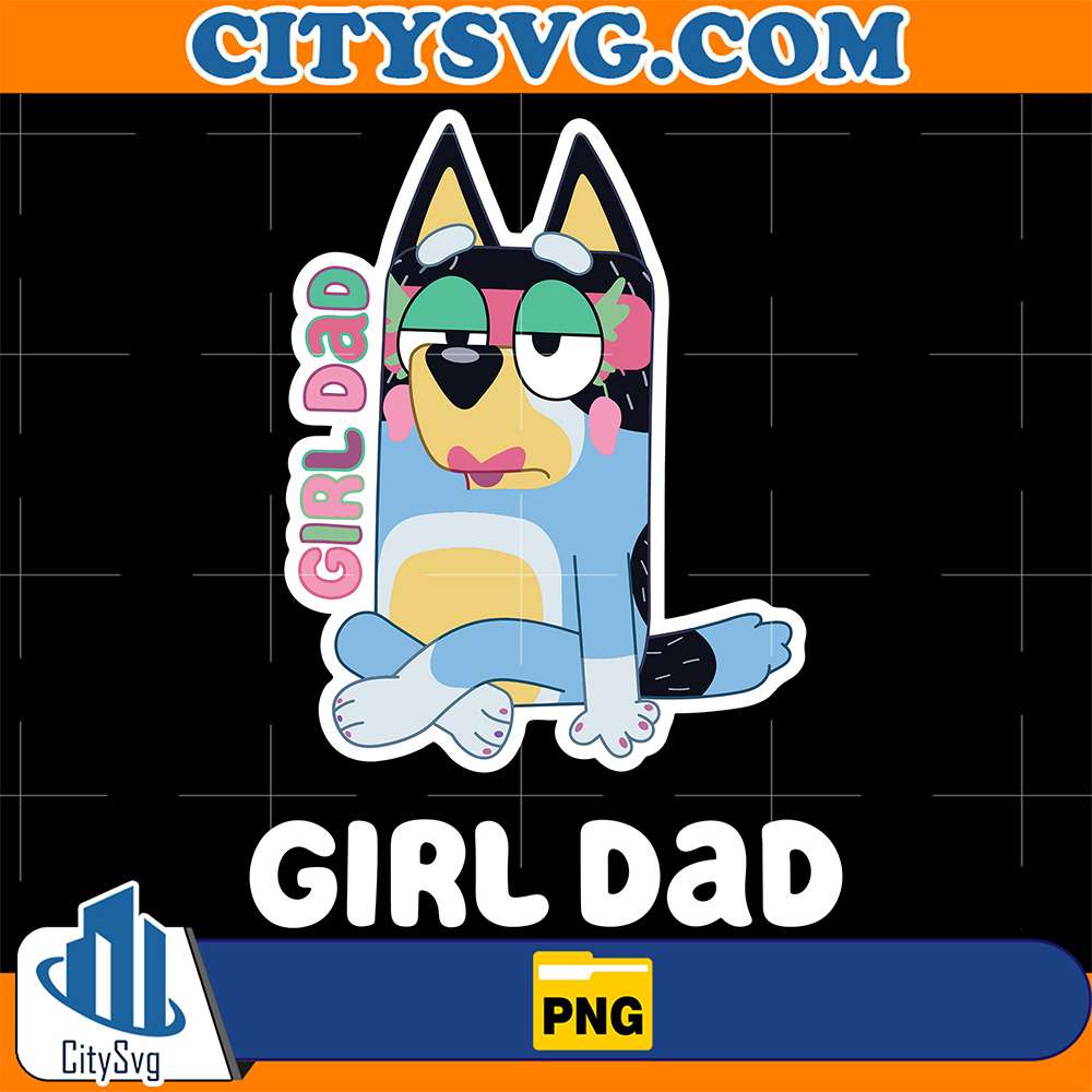 Girl-Dad-Bluey-Png