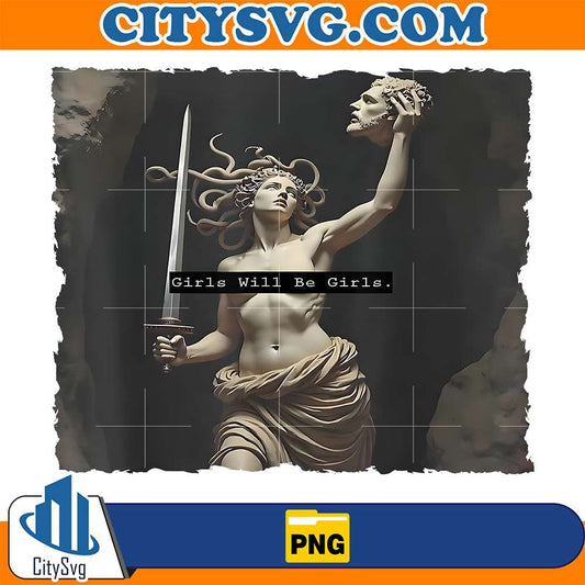 Girl-Will-Be-Girls-Medusa-Feminist-Png
