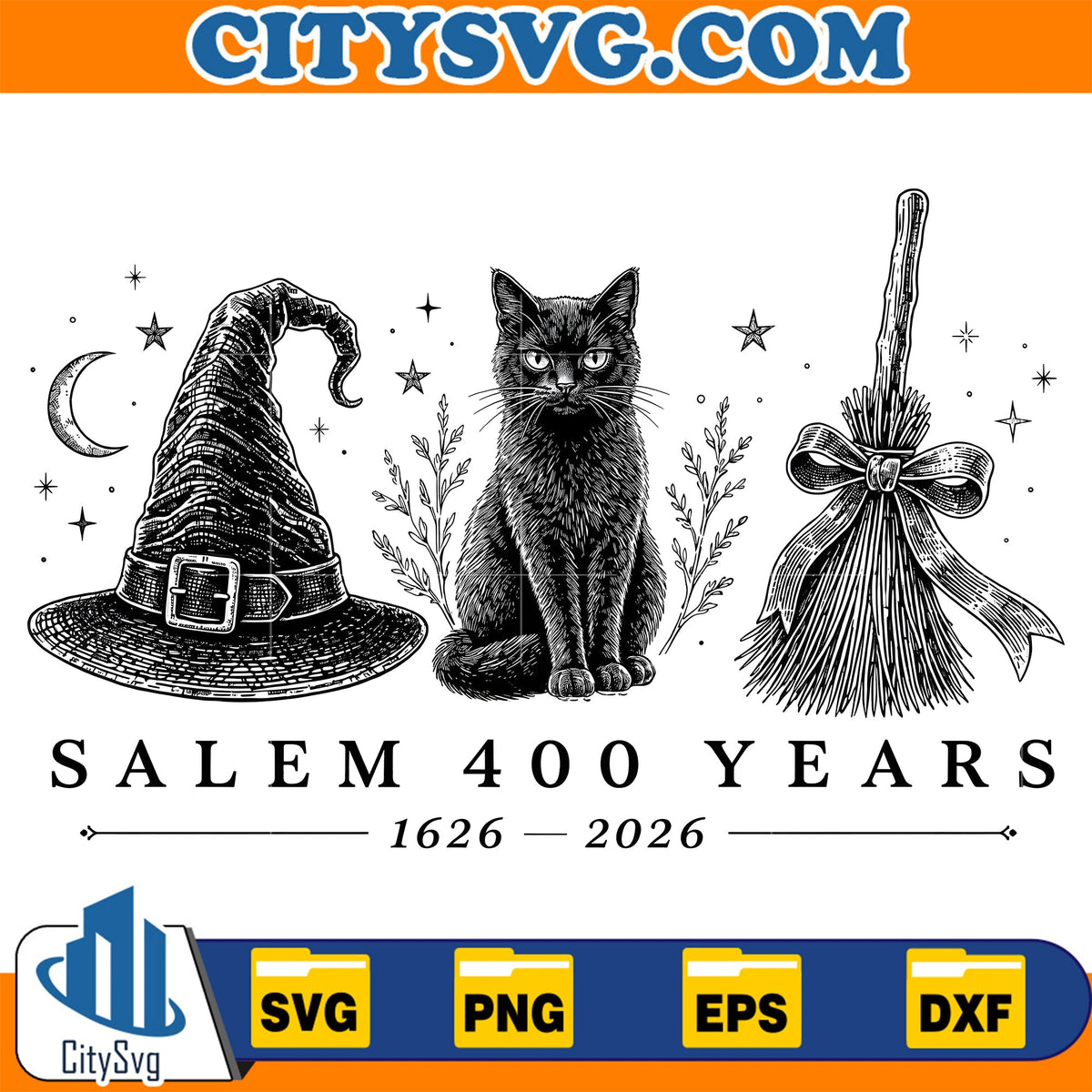 Girly-Salem-400-Years-Anniversary-1626-2026-Halloween-Svg
