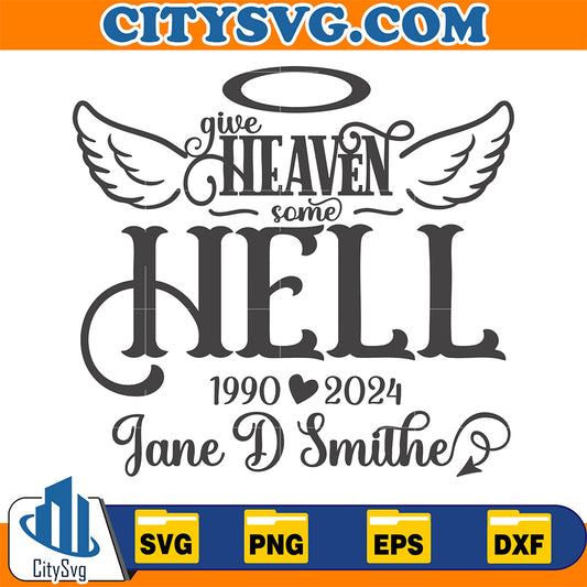 GiveHeavenSomeHell19902024Svg