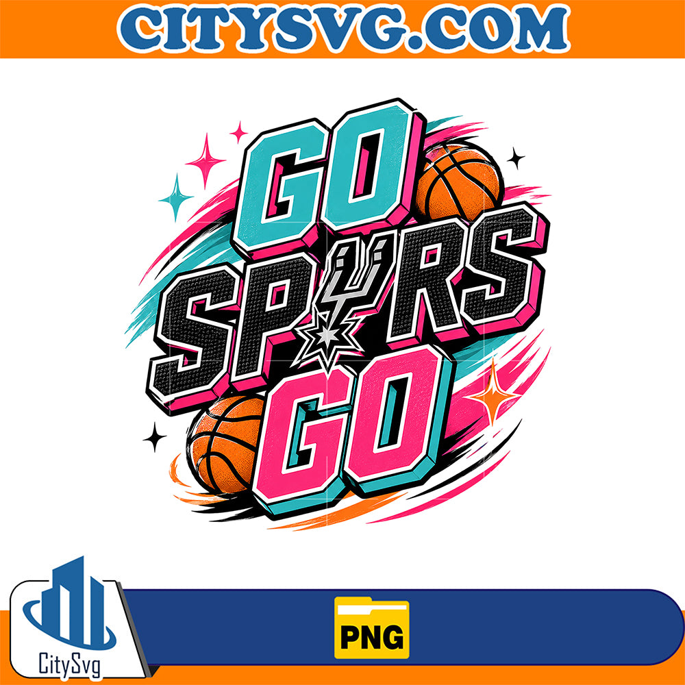 Go-Spurs-Go-Basketball-Png