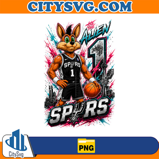 Go-Spurs-Go-Mascot-Basketball-Png-1