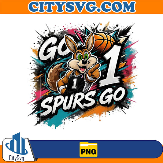 Go-Spurs-Go-Mascot-Basketball-Png-2