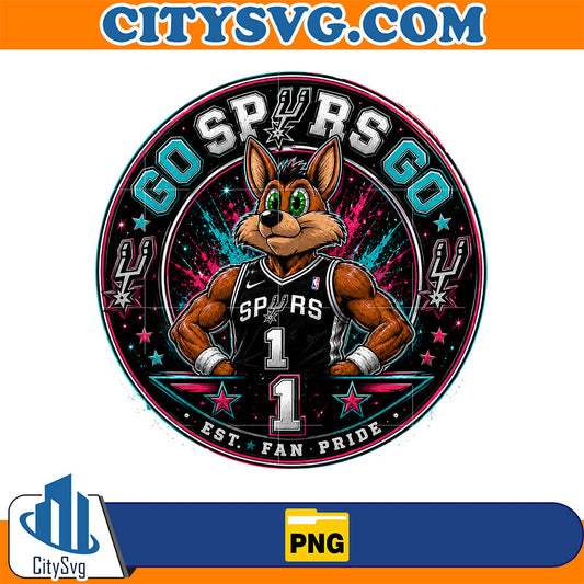 Go Spurs Go The Alien Number One Png CitySvg