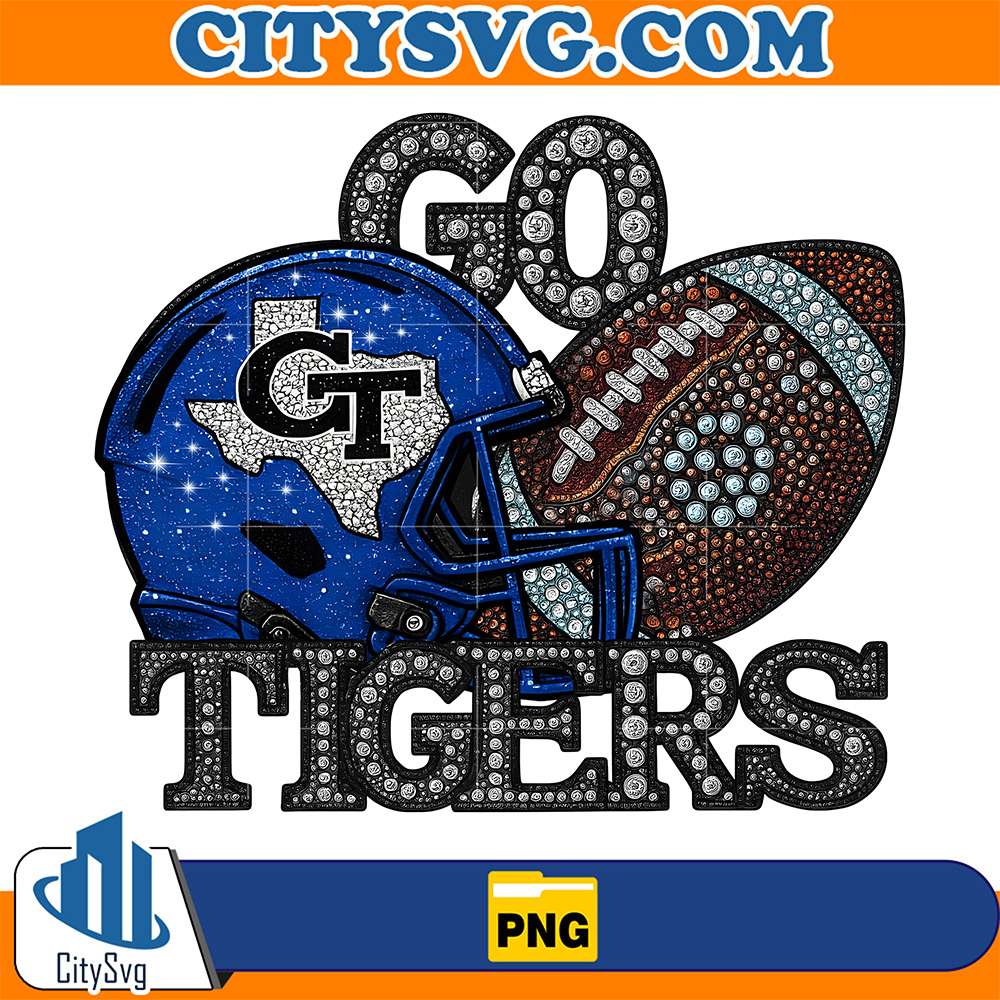 Go Tiger Football Png CitySvg