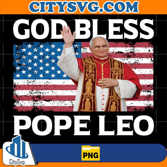 God-Bless-Pope-Leo-US-Pope-Leo-XIV-Png