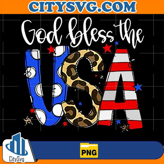 God-Bless-The-Usa-4th-Of-July-Png