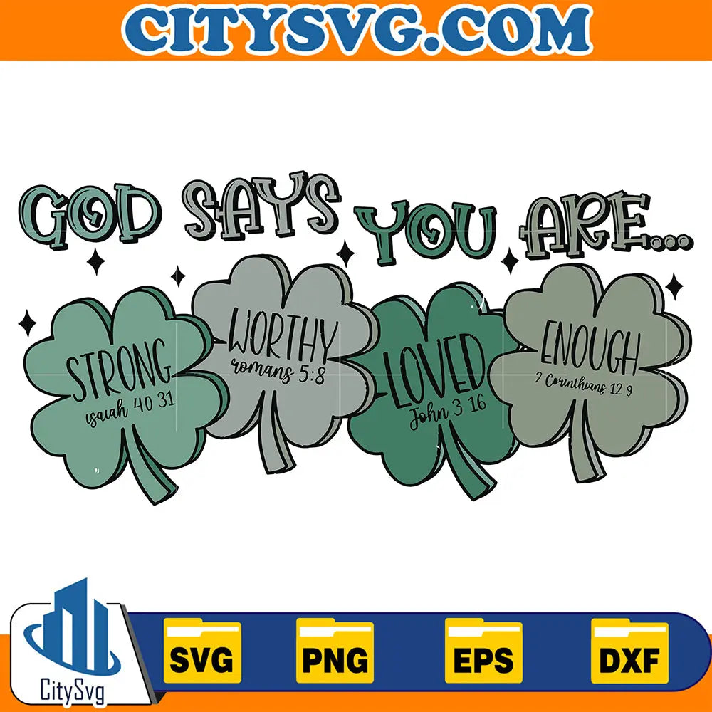 GodSaysYouArePatricksDaySvg