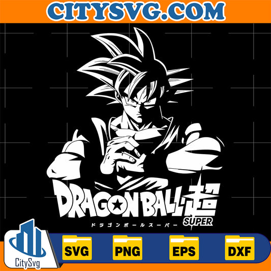 GokuDragonballSuperSvg