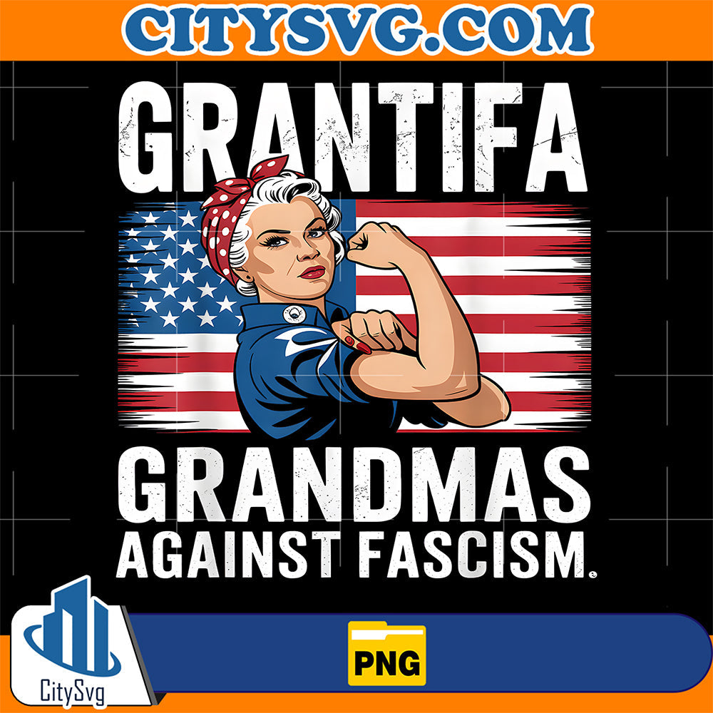 Grantifa-Grandmas-Against-Fascism-Flag-Resist-No-Kings-Png