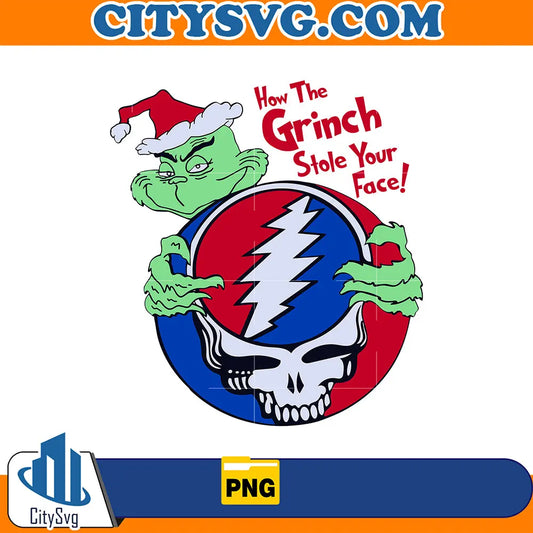 GratefulDeadHowTheGrinchStoleYourFacePng