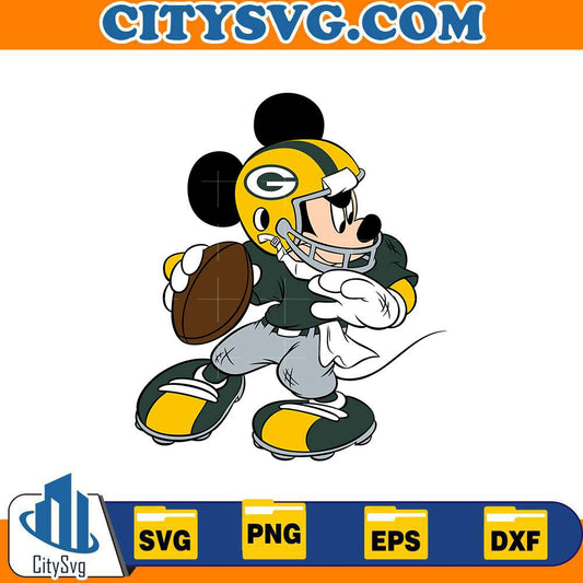 Green-Bay-Packers-Mickey-Svg