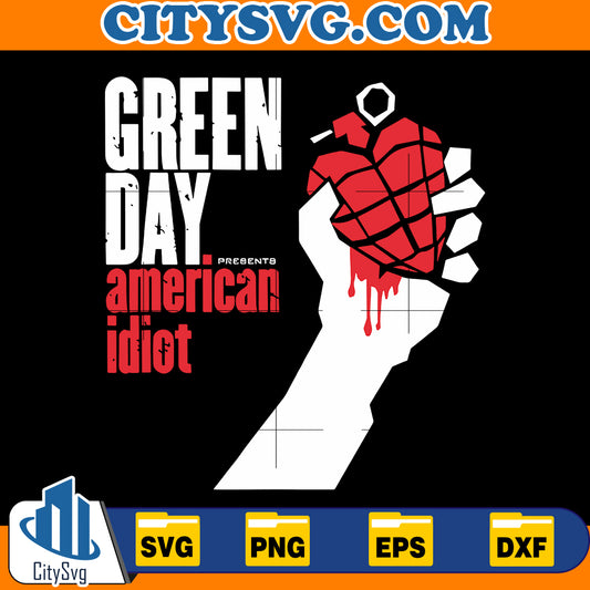 Green Day American Idiot svg