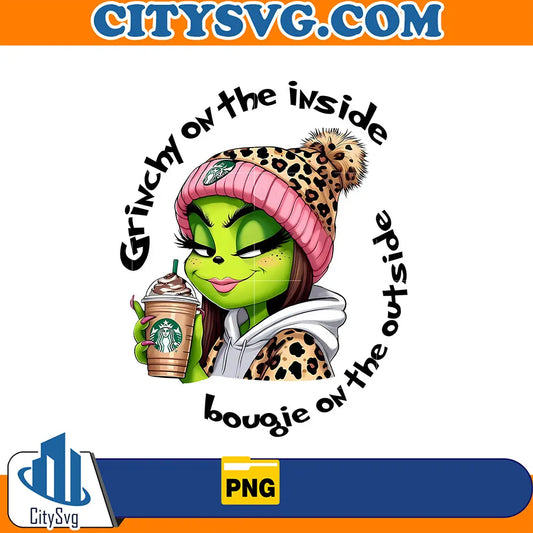 GreenMeanGirlGrinchyOnTheInsidePng