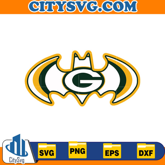 Bat Green Bay Packers Svg