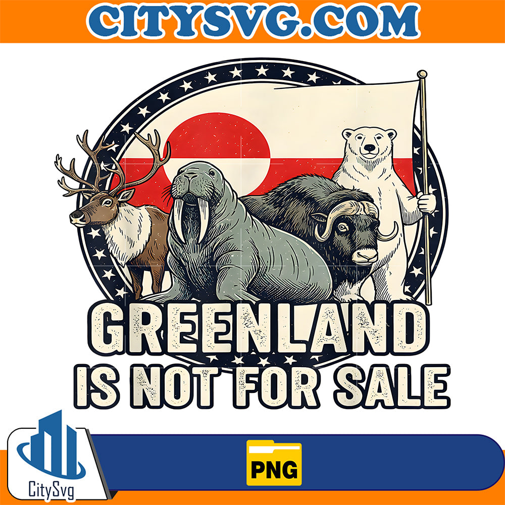 Greenland-Not-For-Sale-Greenland-Flag-Animals-Greenlanders-Png