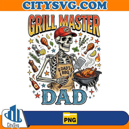 Grill-Master-Skeleton-Dad-Png