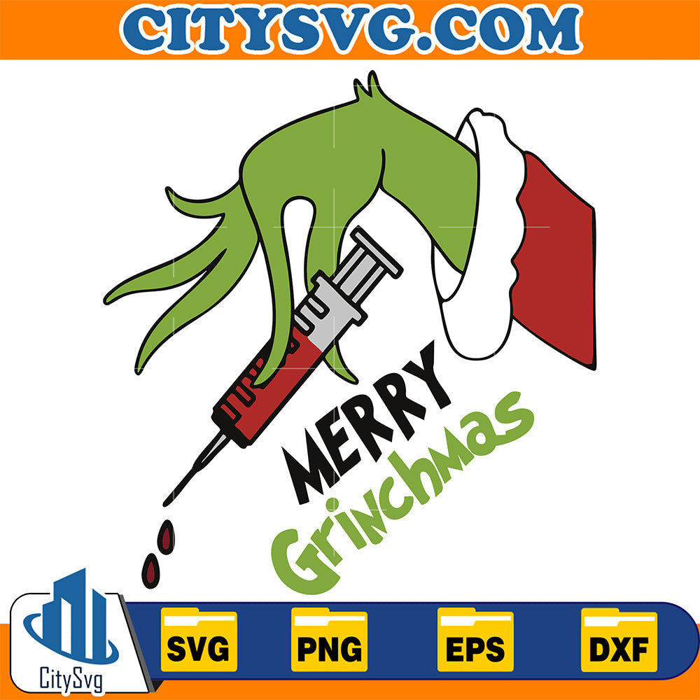 Grinch-Hand-Holding-Syringe-Merry-Grinchmas-Svg