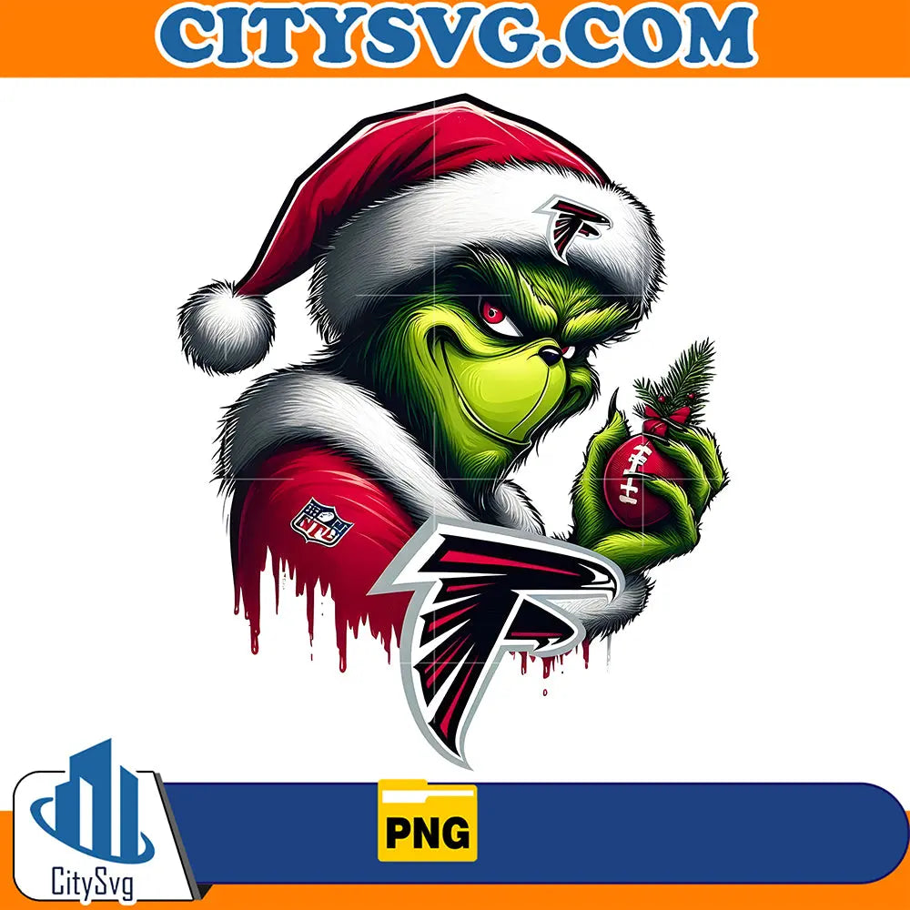 GrinchAtlantaFalconsChristmasPng