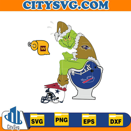 GrinchBaltimoreRavensFootballNflSvg_1