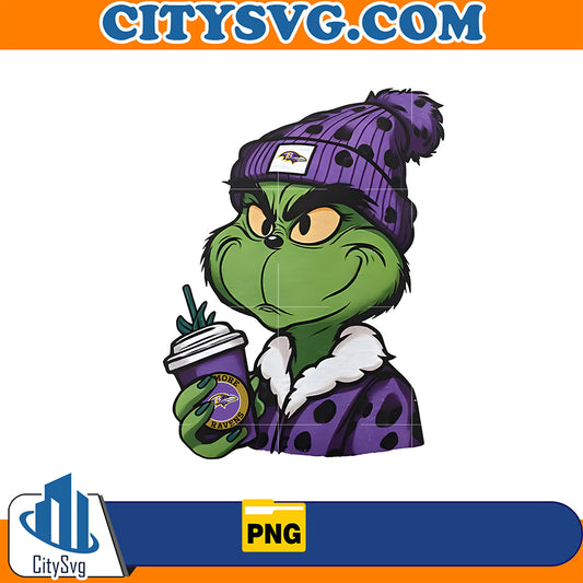 GrinchBaltimoreRavensPng