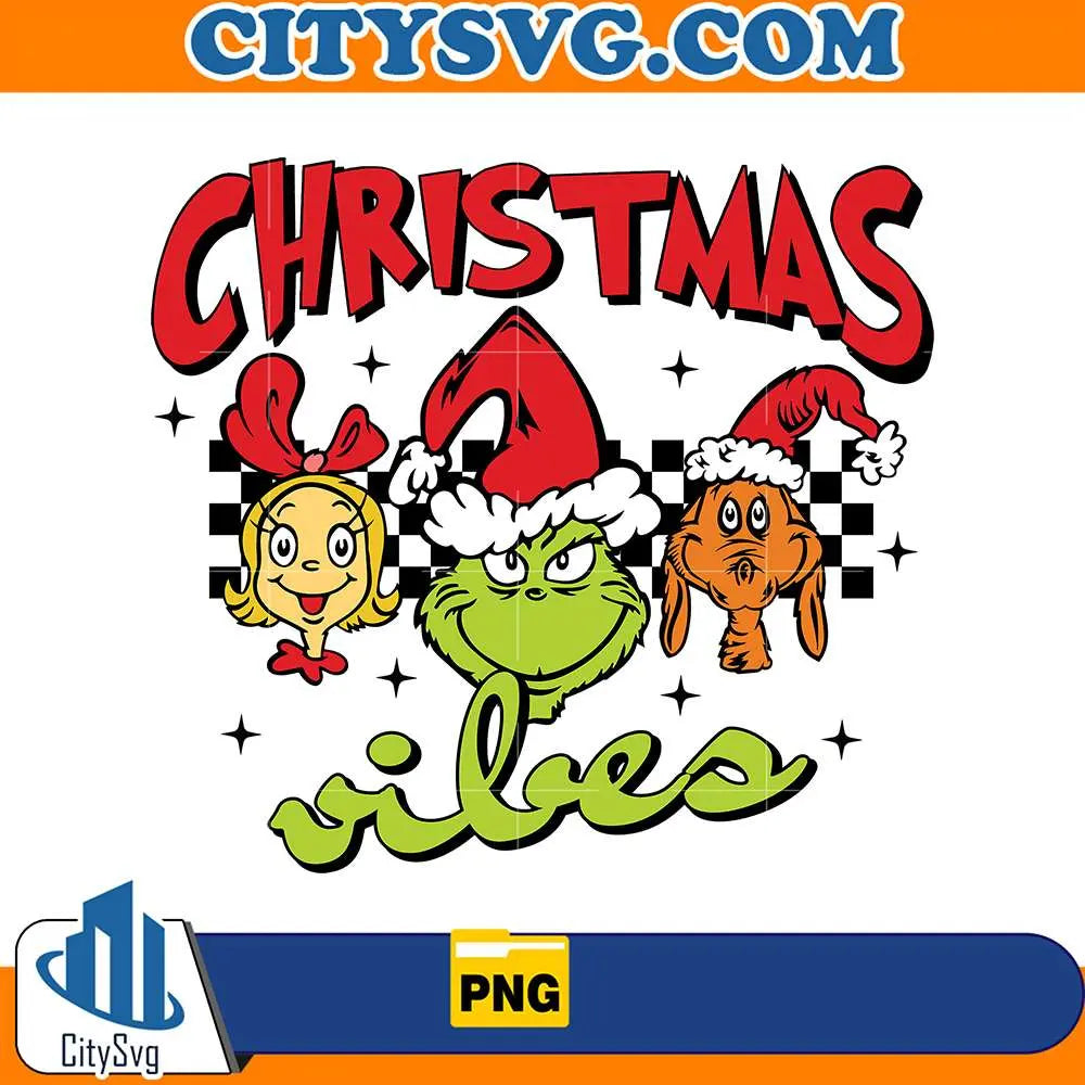 GrinchChristmasVibesPng