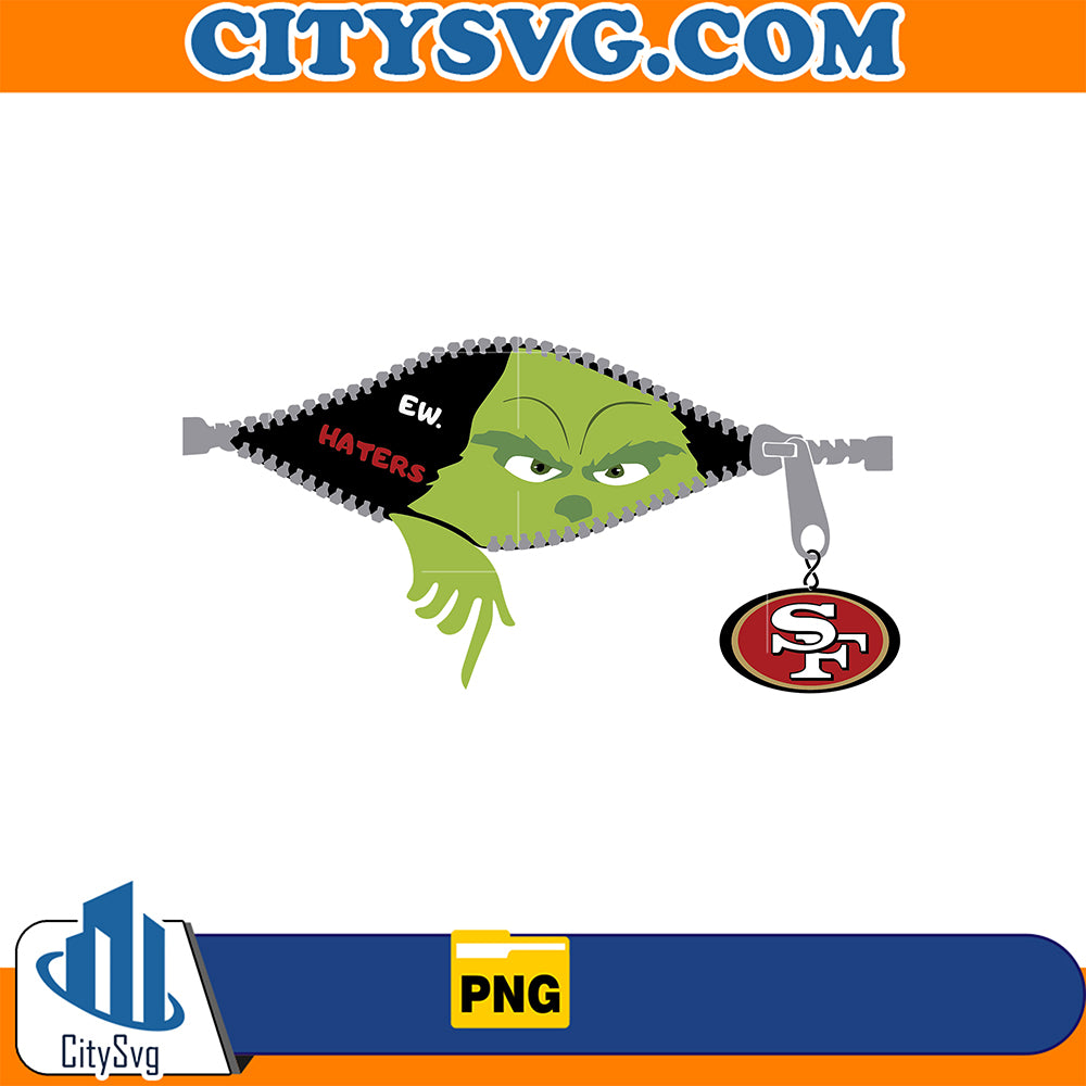 GrinchEwHatersSanFrancisco49ersLogoPng