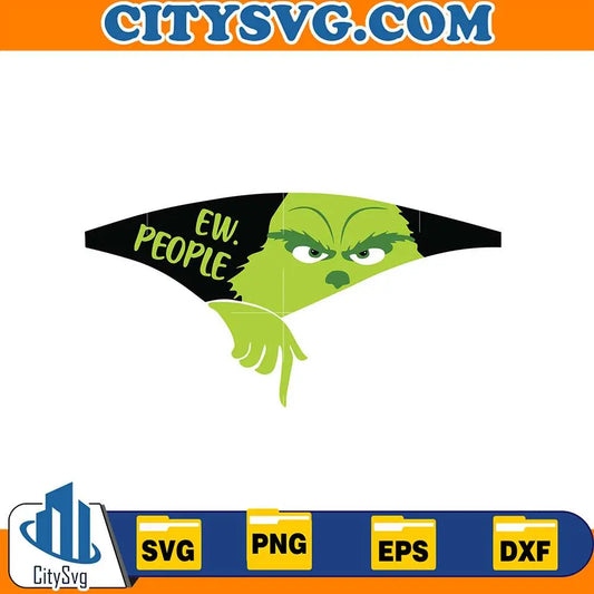 GrinchEwPeopleChristmasSvg