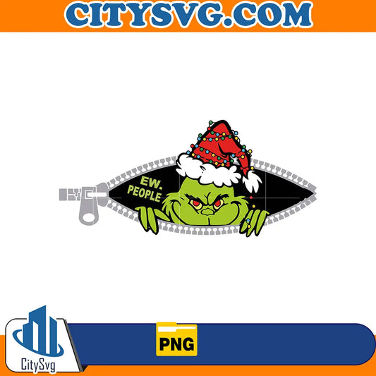 GrinchEwPeopleSantaHatPng
