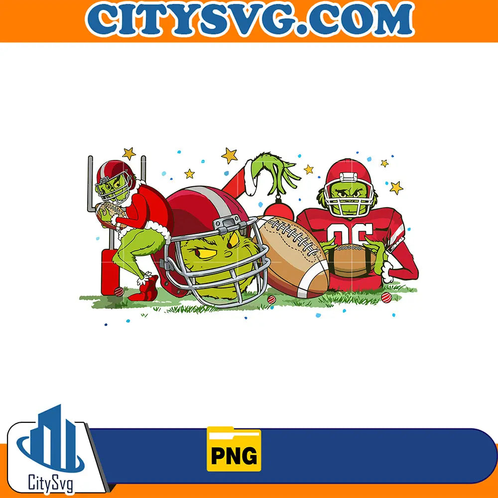 GrinchFootballChristmasPng