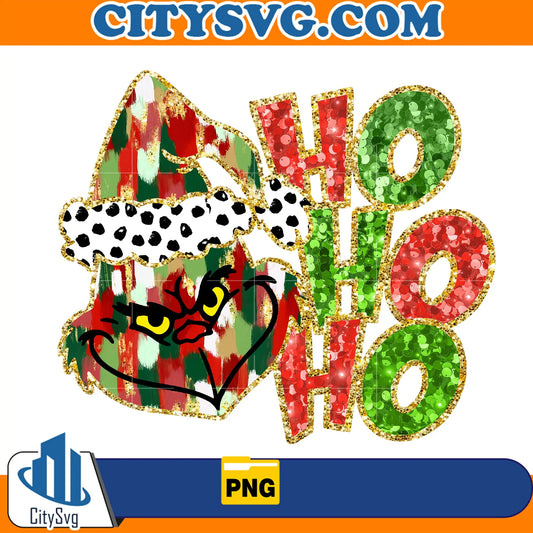 GrinchHoHoHoChristmasPng
