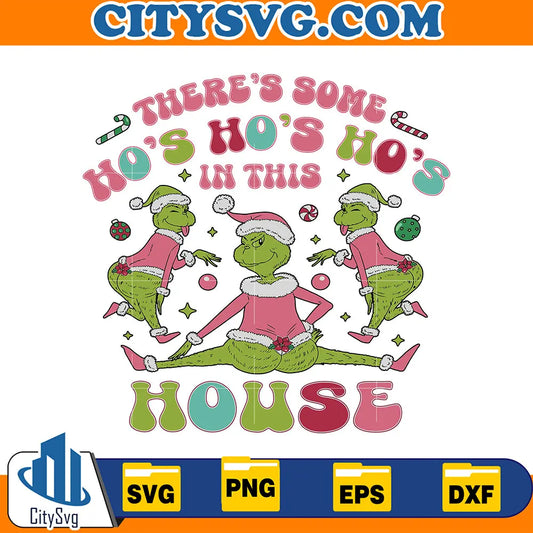 GrinchHoHoHoInThisHouseSvg