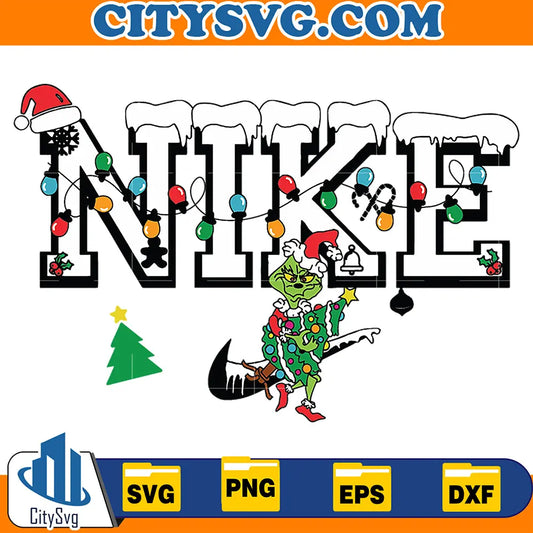 GrinchNikeChrismasSvg