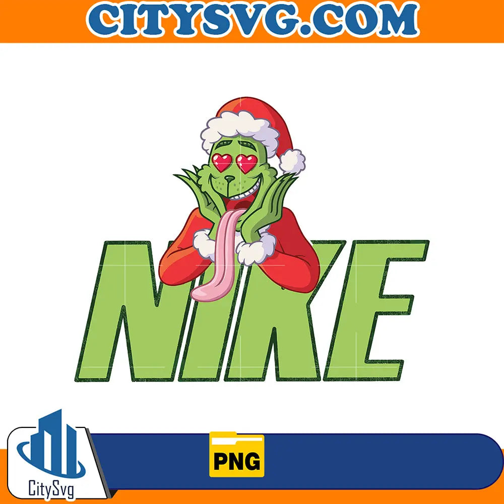 GrinchNikeChristmasSantaClausPng_4