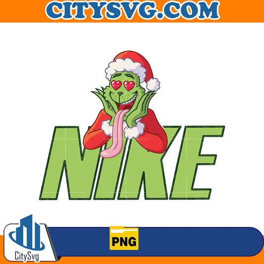 GrinchNikeChristmasSantaClausPng_4