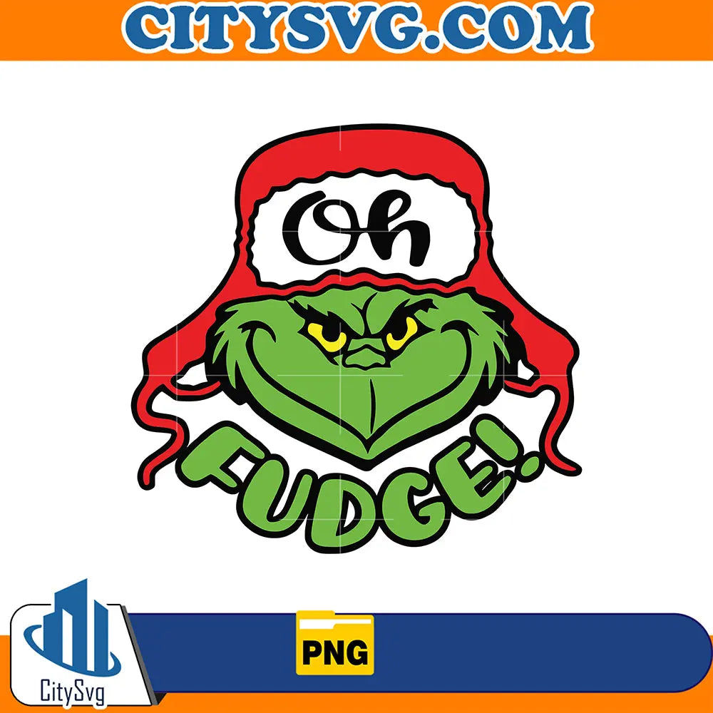 GrinchOhFudgeChristmasPng_2
