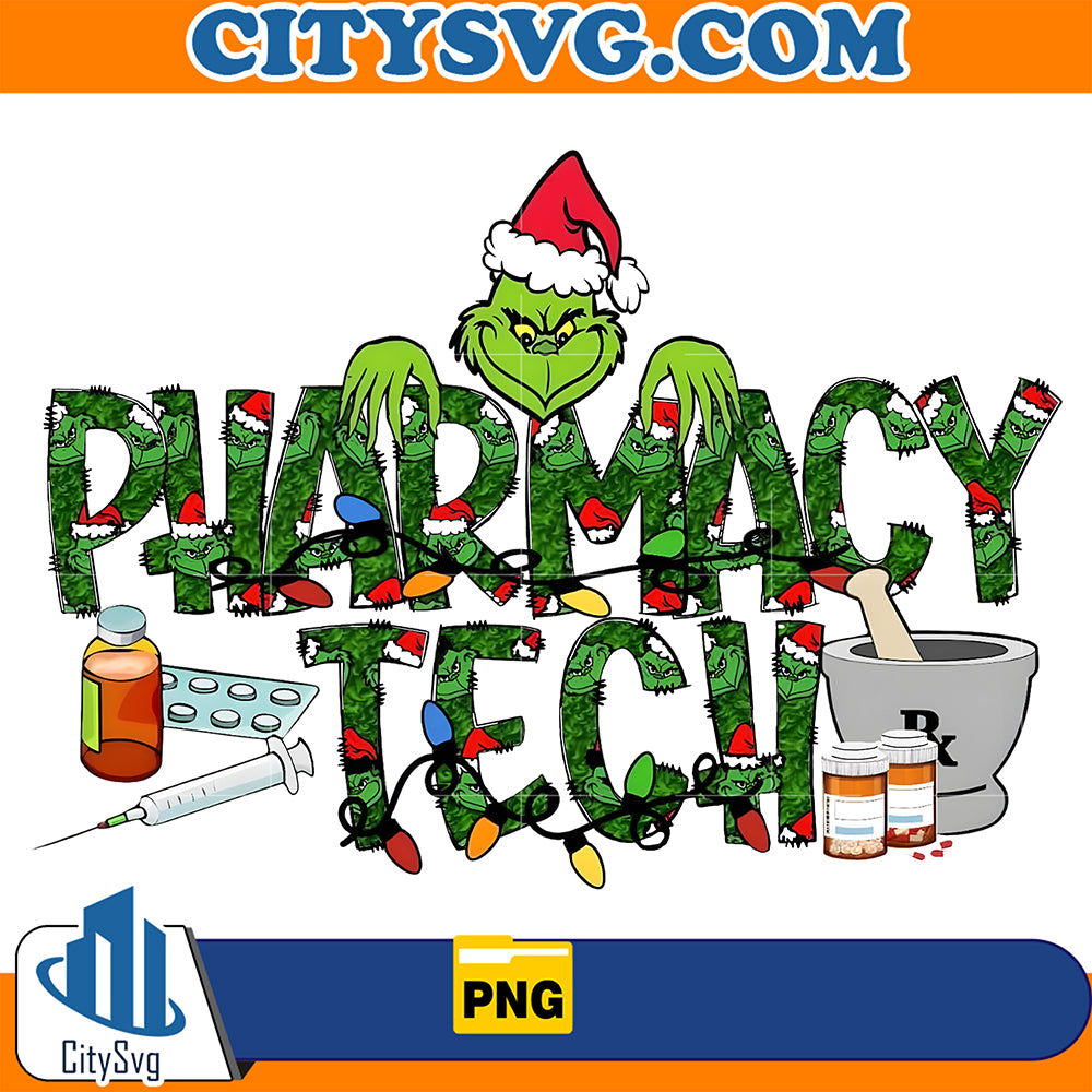 GrinchPharmacyTechChristmasPng