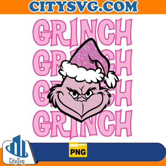 GrinchPinkChristmasPng