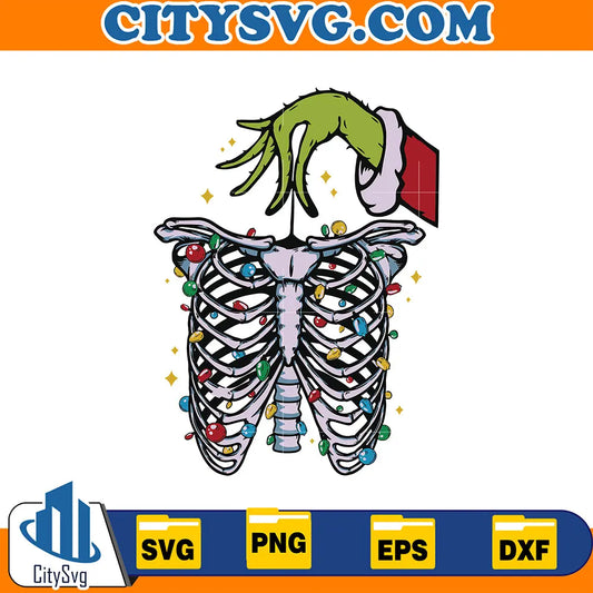GrinchRadiologyLightChristmasSvg