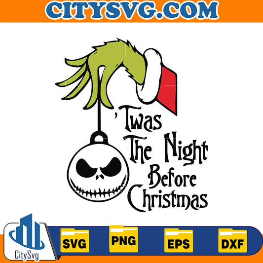 GrinchTheNightBeforeChristmasSvg