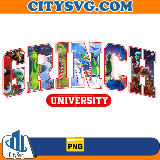 GrinchUniversityChristmasPng