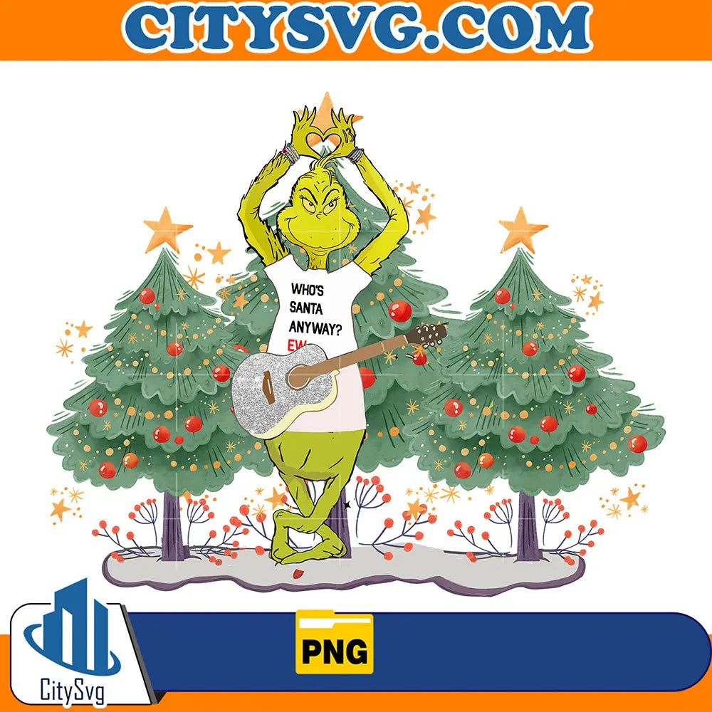 GrinchWho_sSantaAnywayEwTreeChristmasPng