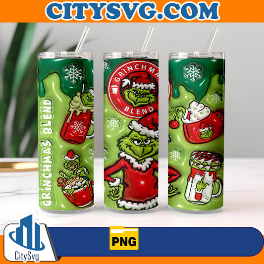 GrinchmasBlend20oz3DInflatedTumblerWrapChristmasPng_2